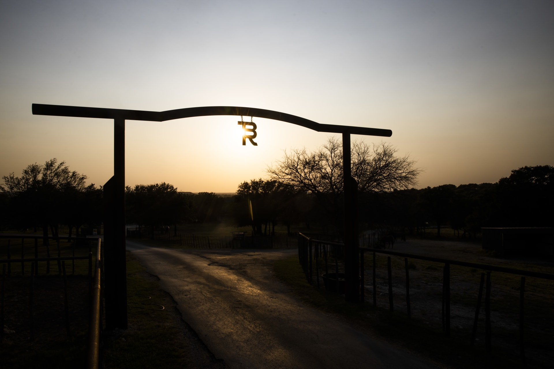 Entrance to Bosque Ranch